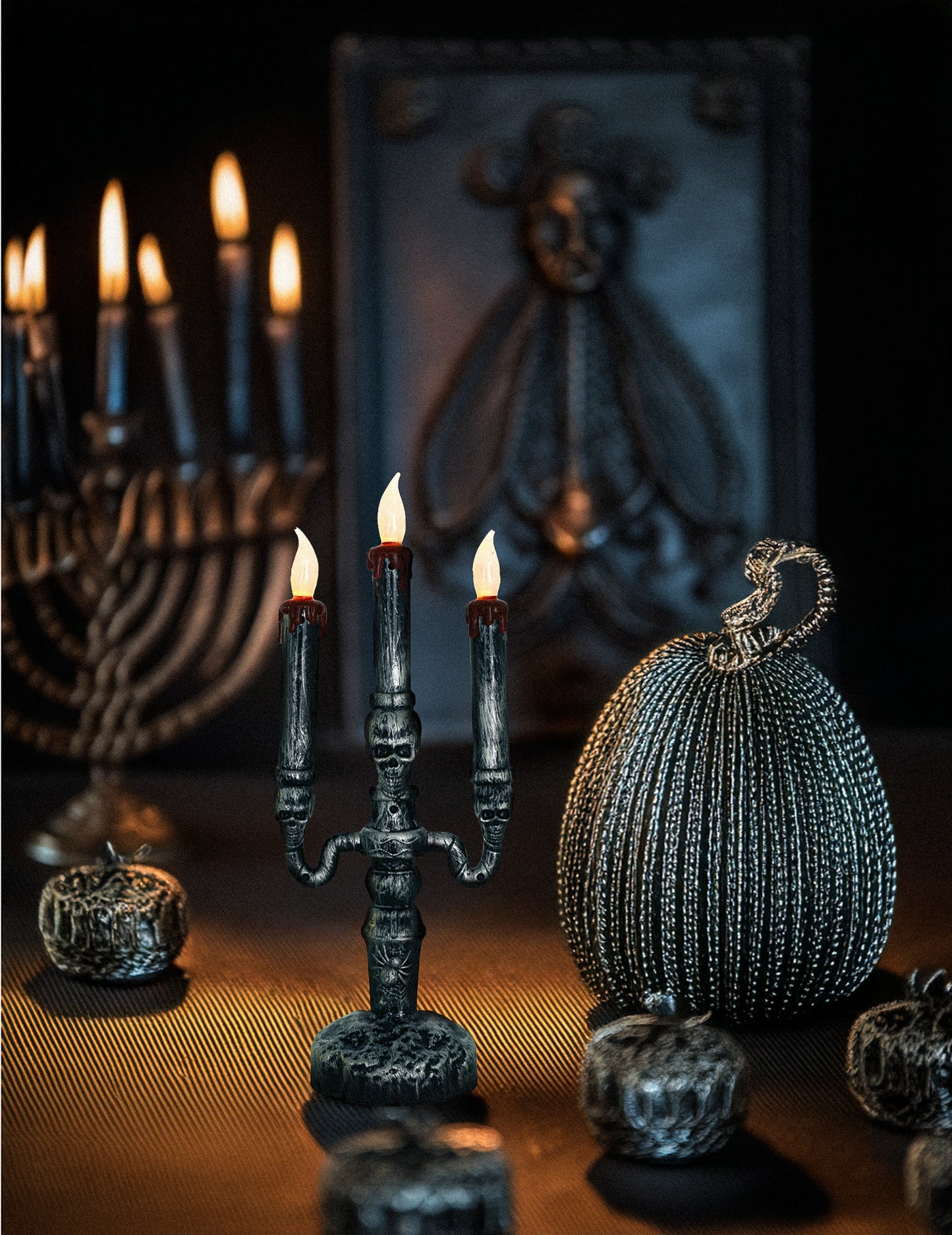 32 cm 32 cm LED gyertyatartó