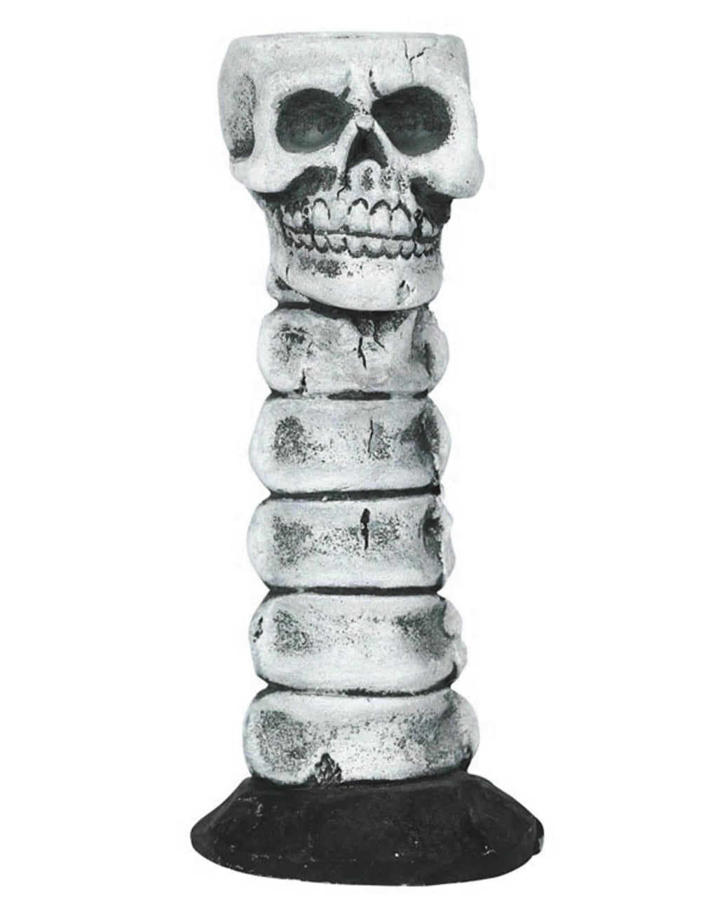 Halloween koponya csillár dekorációhoz fehér és szürke csont hatású