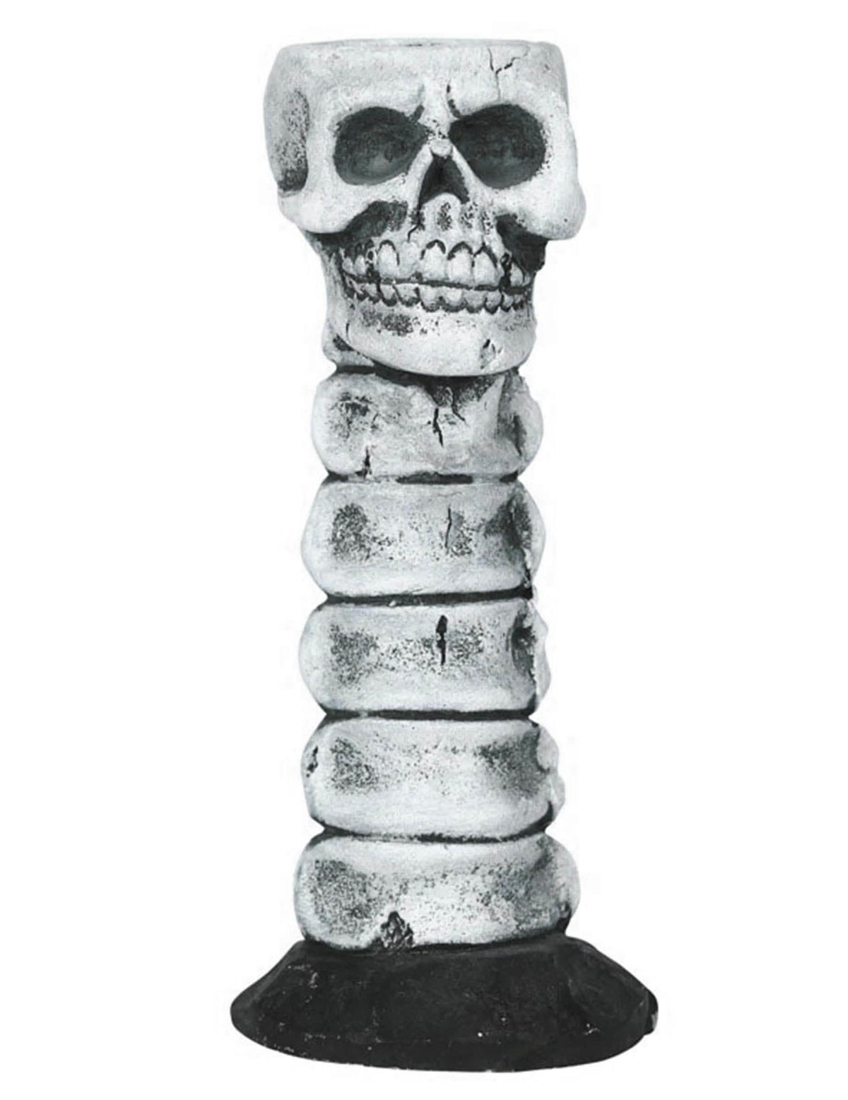 Halloween koponya csillár dekorációhoz fehér és szürke csont hatású