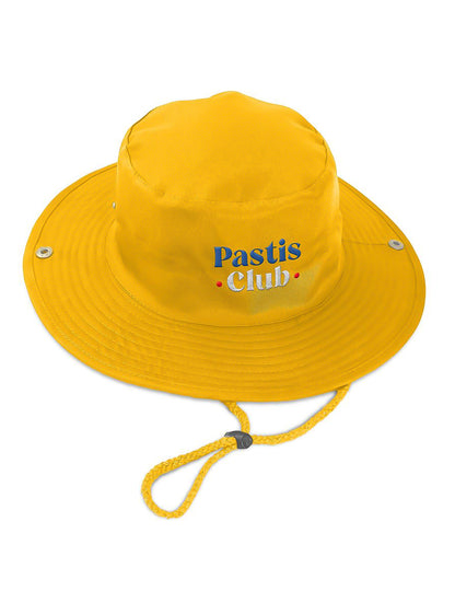Sárga zsinóros Pastis Club kalap felnőtteknek 