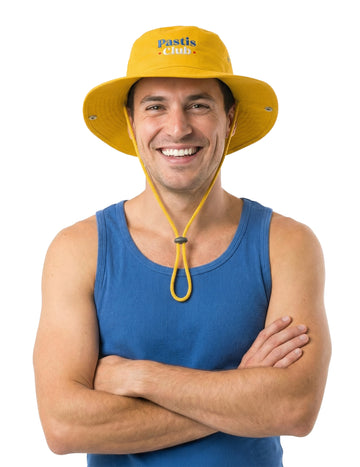 Sárga zsinóros Pastis Club kalap felnőtteknek 