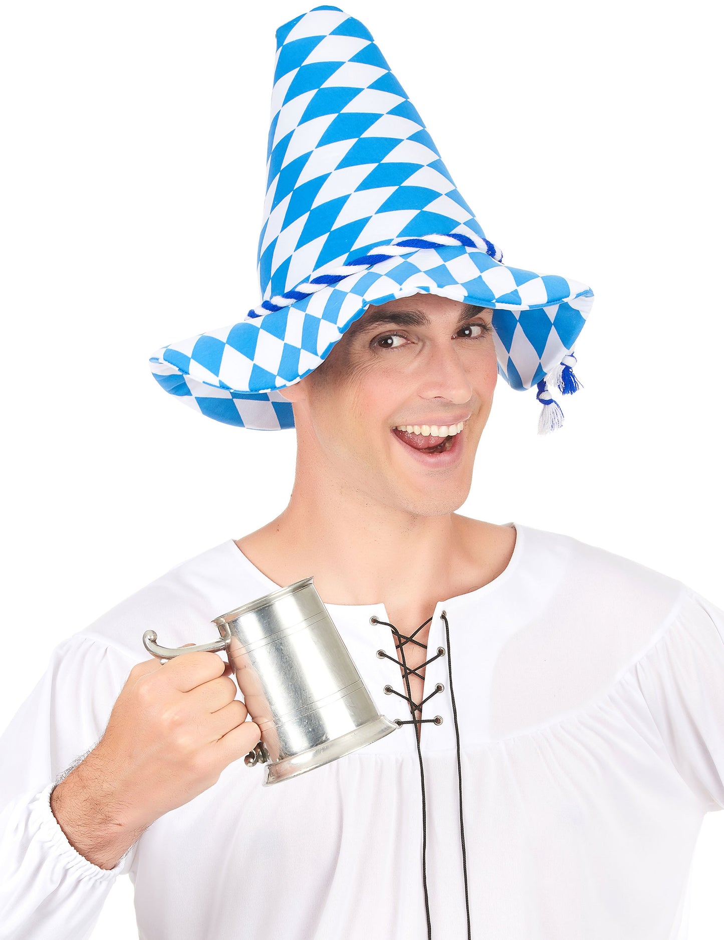 Bajor bajor és fehér felnőtt kalap