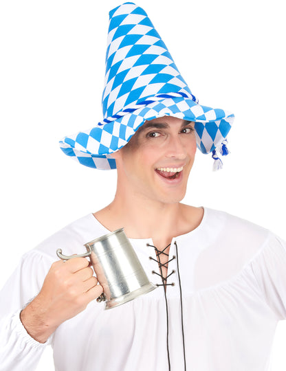 Bajor bajor és fehér felnőtt kalap