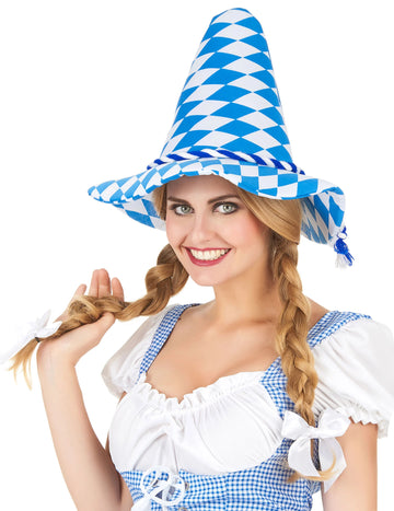 Bajor bajor és fehér felnőtt kalap