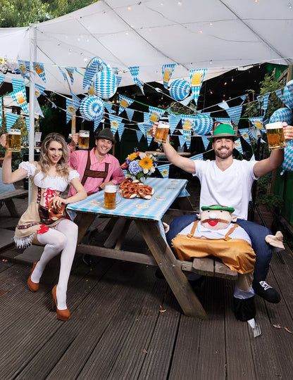 Zöld bajor kalap felnőtt tollazattal