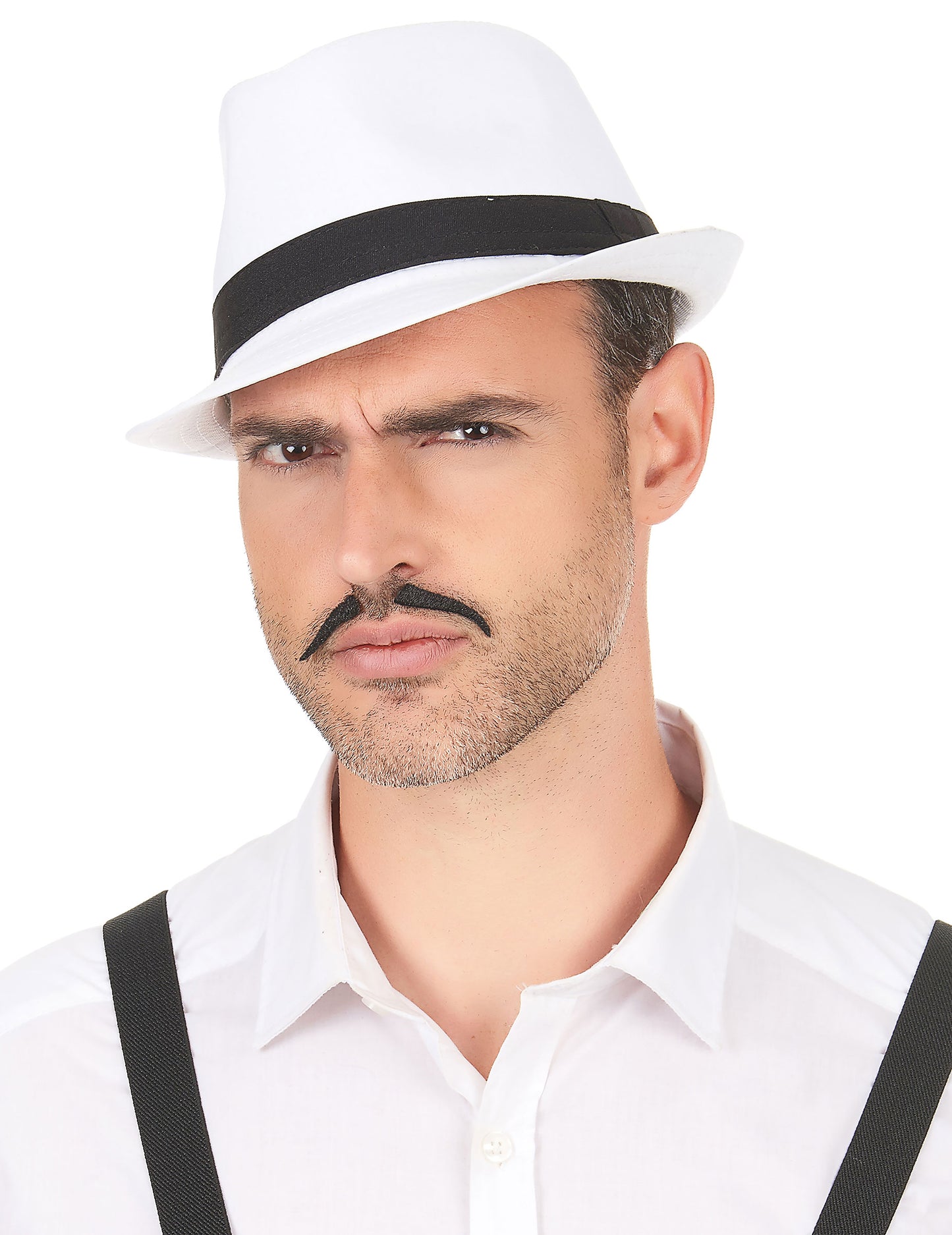 Borsalino fehér kalap fekete felnőtt