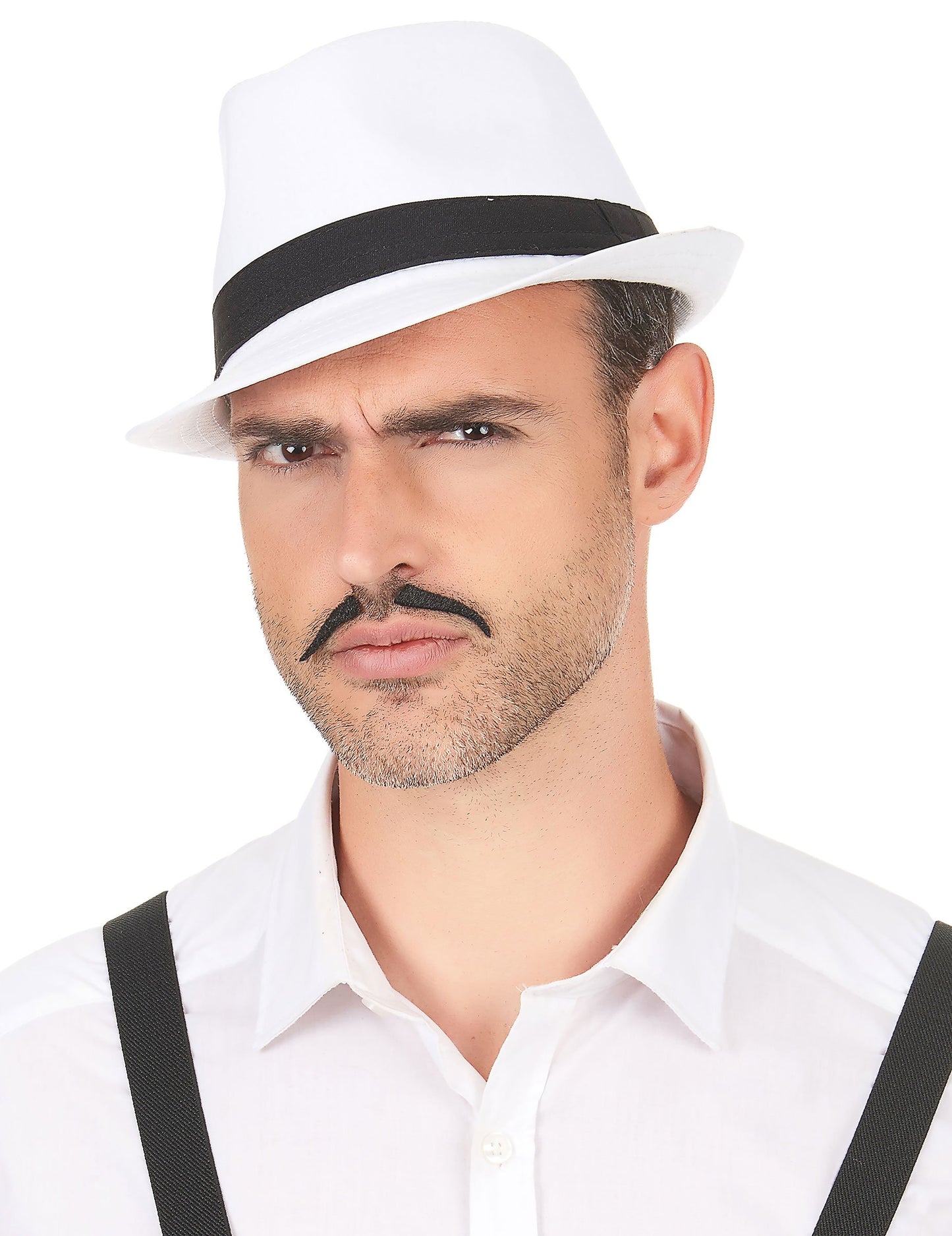 Borsalino fehér kalap fekete felnőtt
