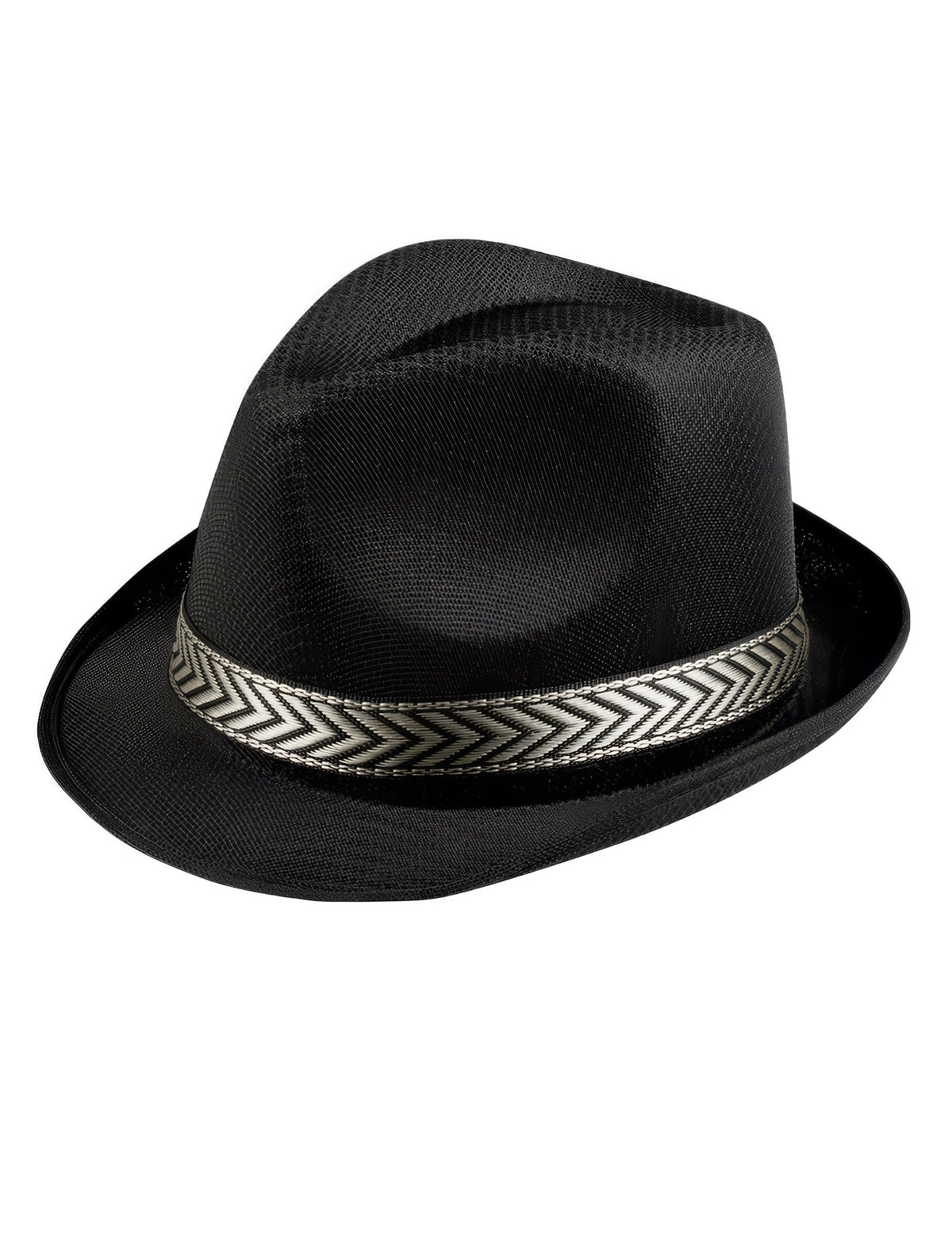 Vue de trois-quarts du chapeau borsalino trilby pour adulte