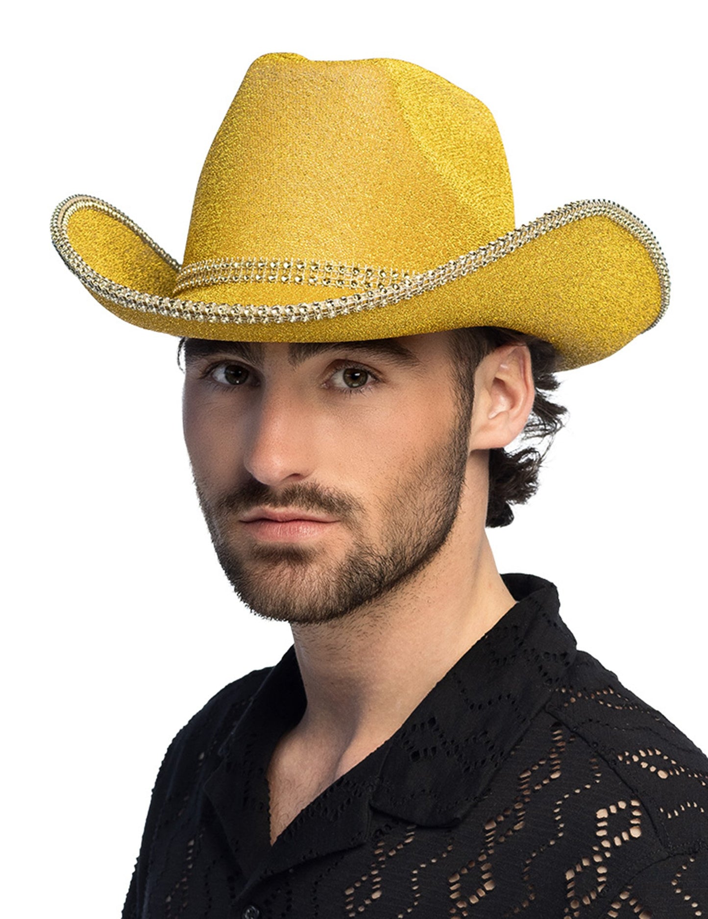 felnőtt arany flitteres cowboy kalap