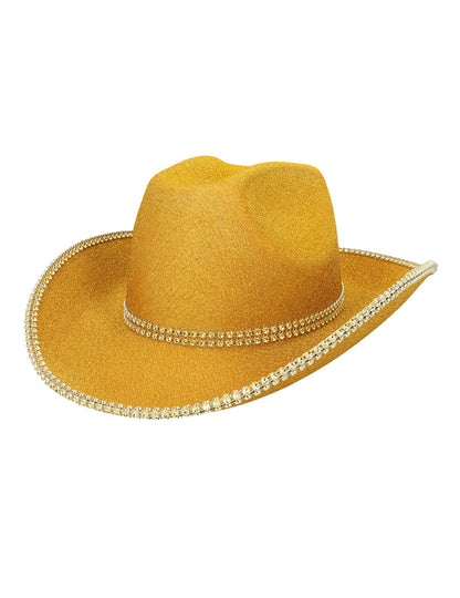 felnőtt arany flitteres cowboy kalap