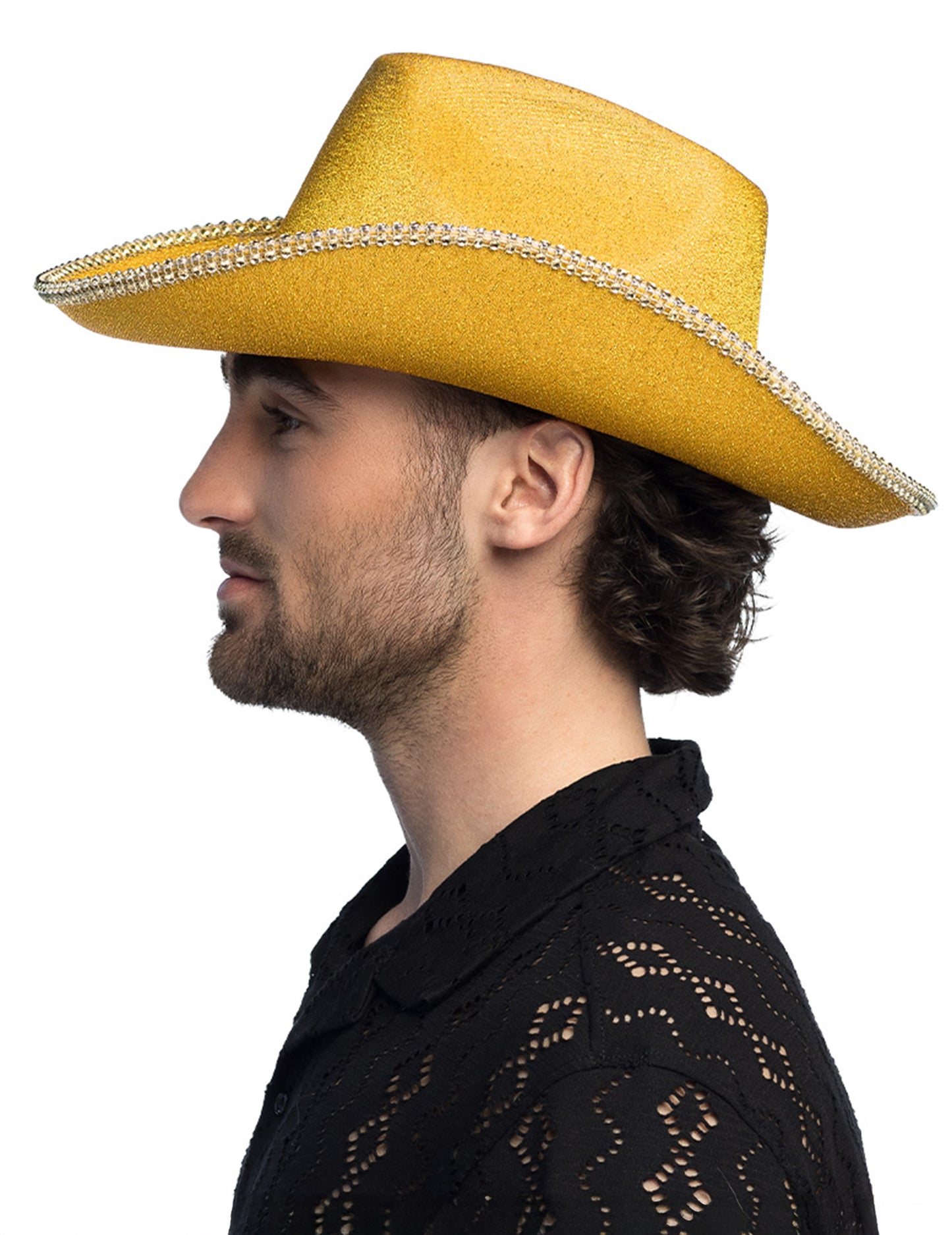 felnőtt arany flitteres cowboy kalap