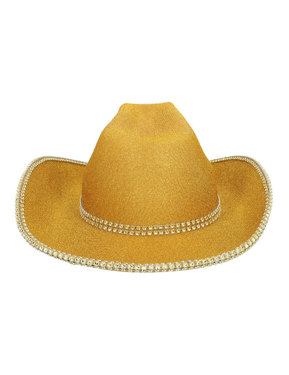 felnőtt arany flitteres cowboy kalap