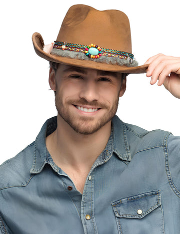 Felnőtt fesztivál cowboy kalap