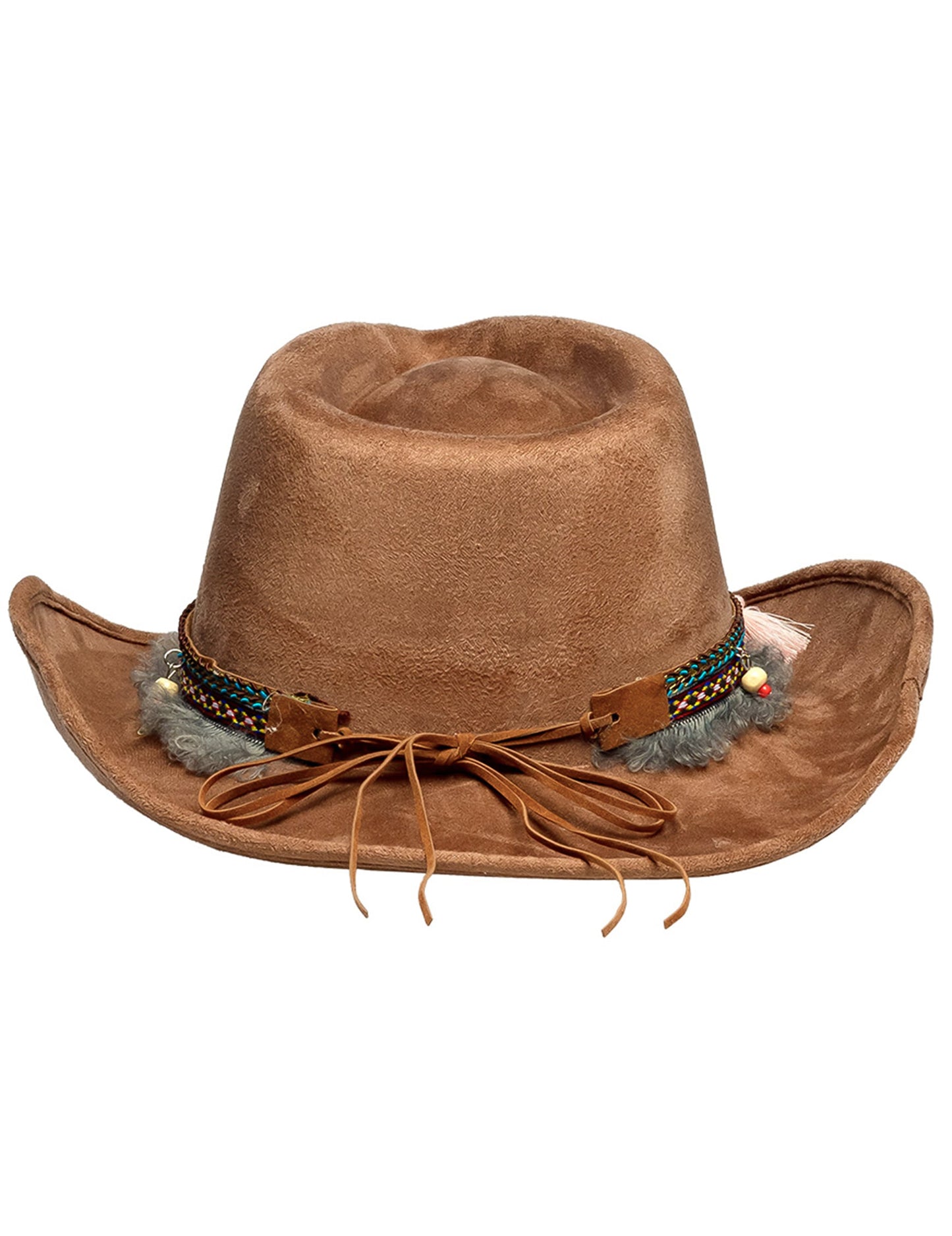 Vue de dos du Chapeau Cowboy Festival pour adulte