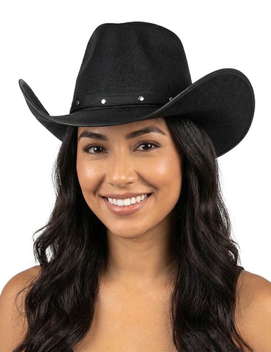 Felnőtt fekete cowboy kalap