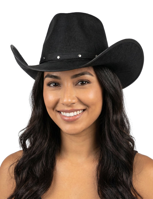 Felnőtt fekete cowboy kalap