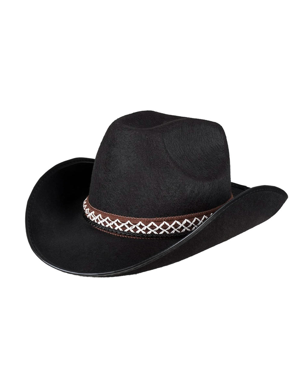 Oldalnézetből látható gyermek cowboykalap