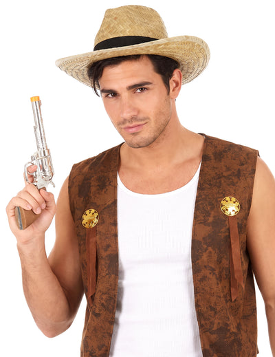 Felnőtt szalma cowboy kalap