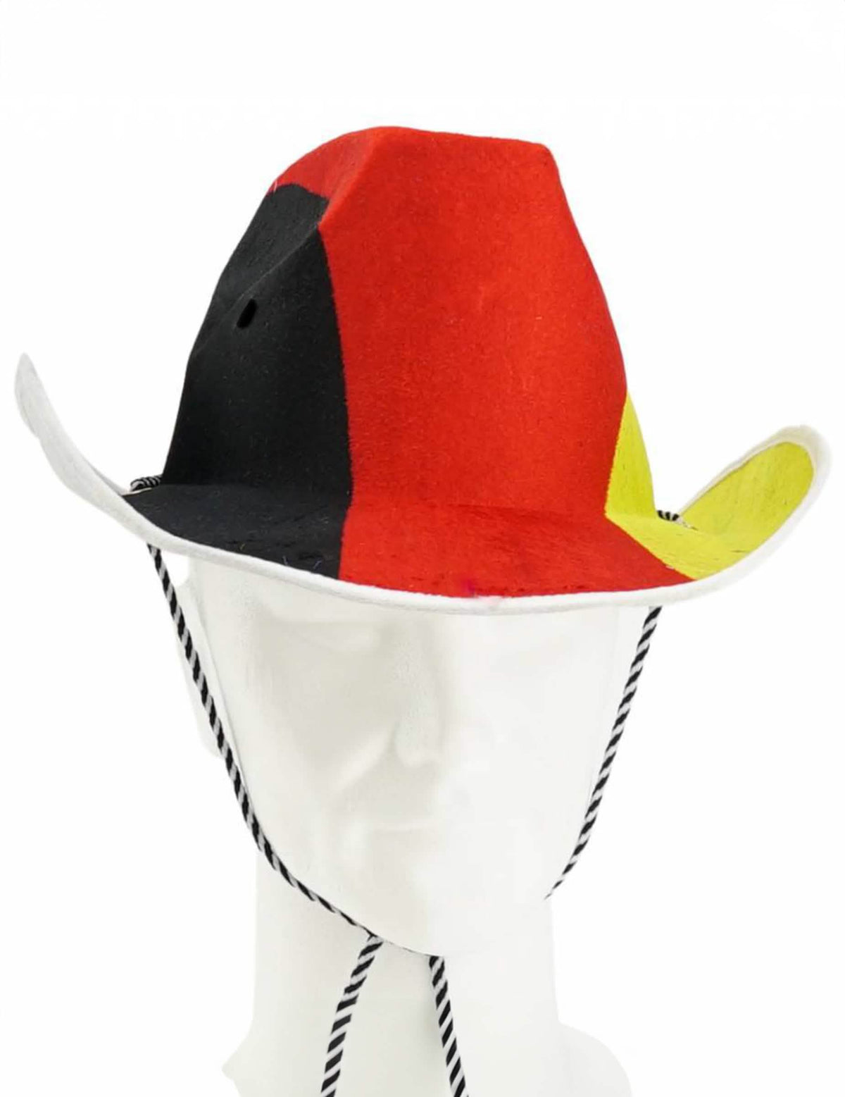 cowboykalap szurkoló németország felnőtt fekete piros sárga