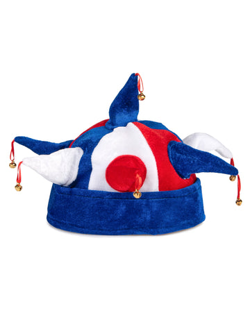 Tricolor Bouffon kalapja támogatja Franciaországot