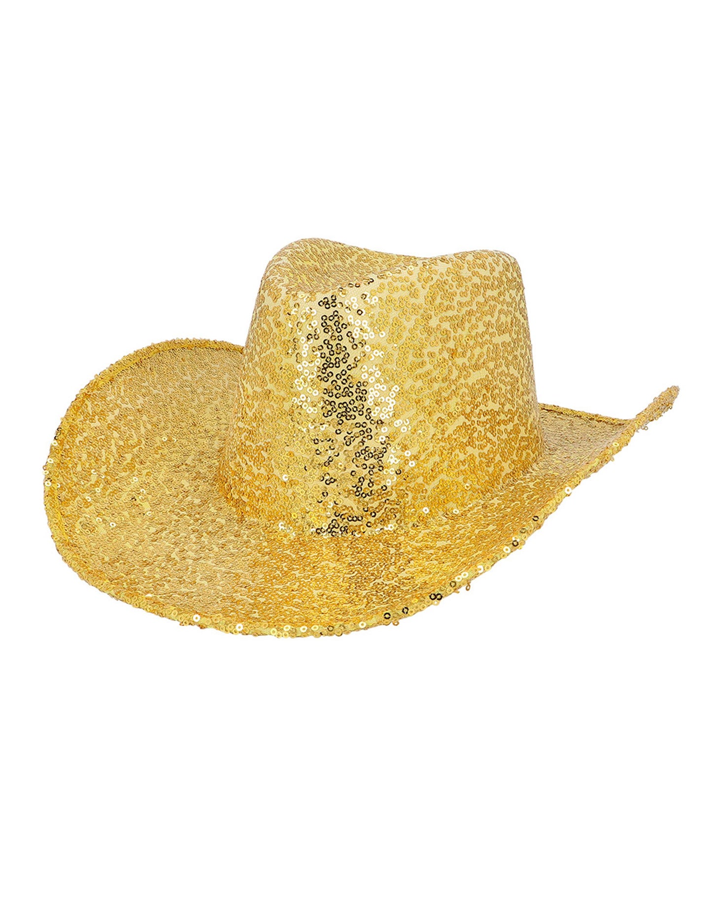 Felnőtt arany flitteres cowboykalap