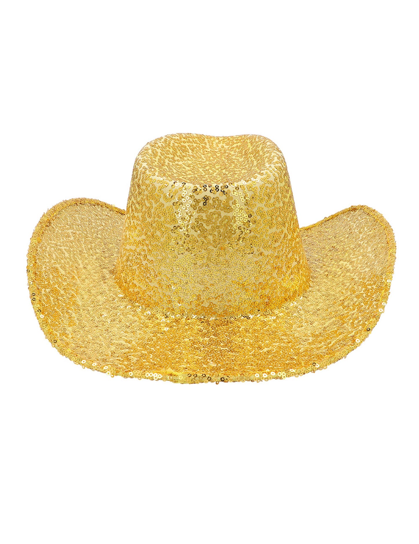 Felnőtt arany flitteres cowboykalap