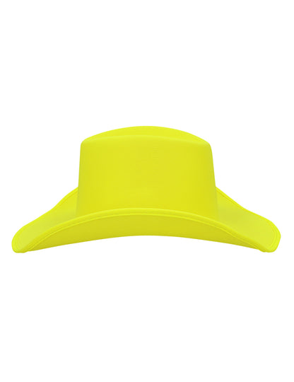 Felnőtt neon sárga cowboy kalap 