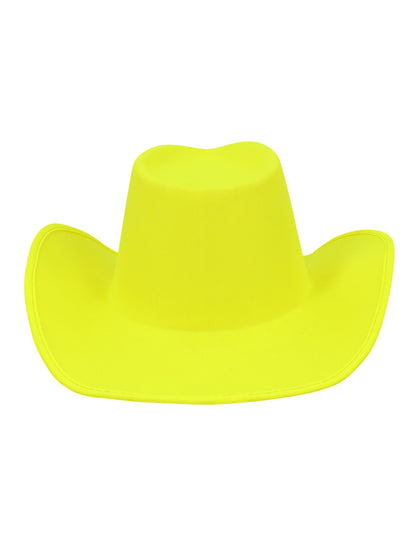 Felnőtt neon sárga cowboy kalap 