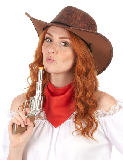 Cowboy kalap emitáció felnőtt bőr
