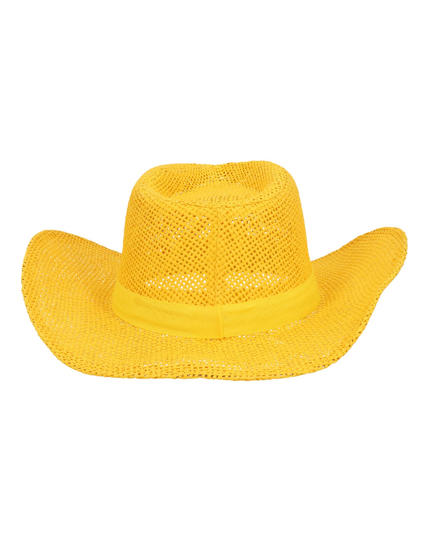 Felnőtt sárga fonott cowboy kalap