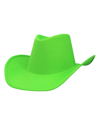 Felnőtt neon zöld cowboy kalap 