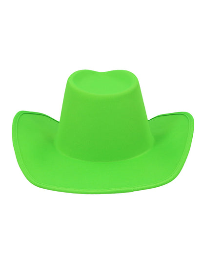 Felnőtt neon zöld cowboy kalap 