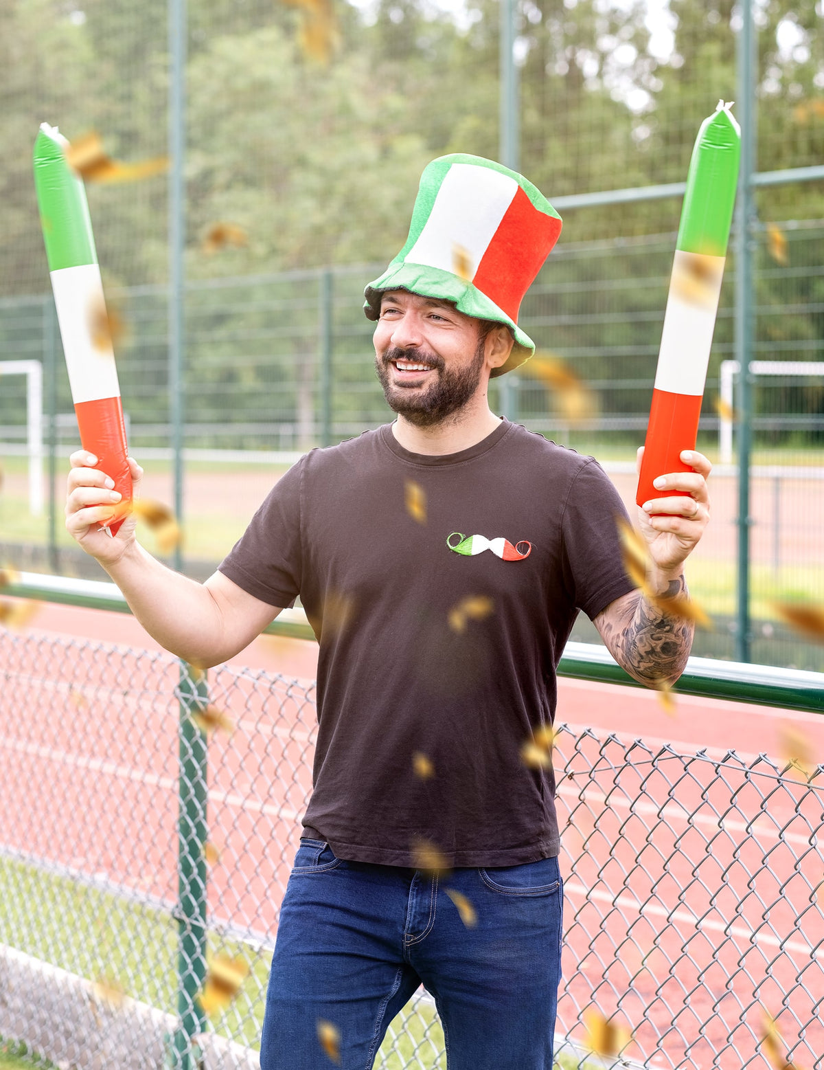 Mise en situation du chapeau haut de forme Italie