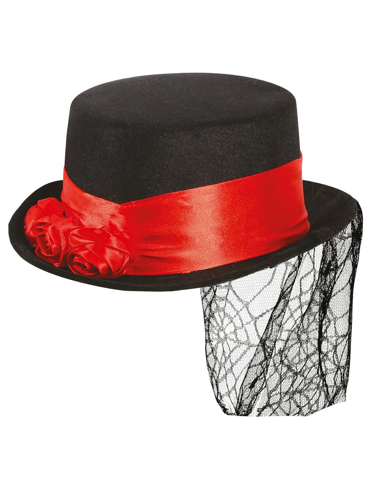 Vue de profil du Chapeau haut de forme vampire
