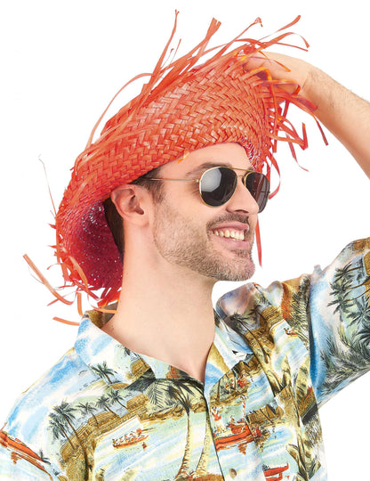 Narancssárga felnőtt Hawai kalap