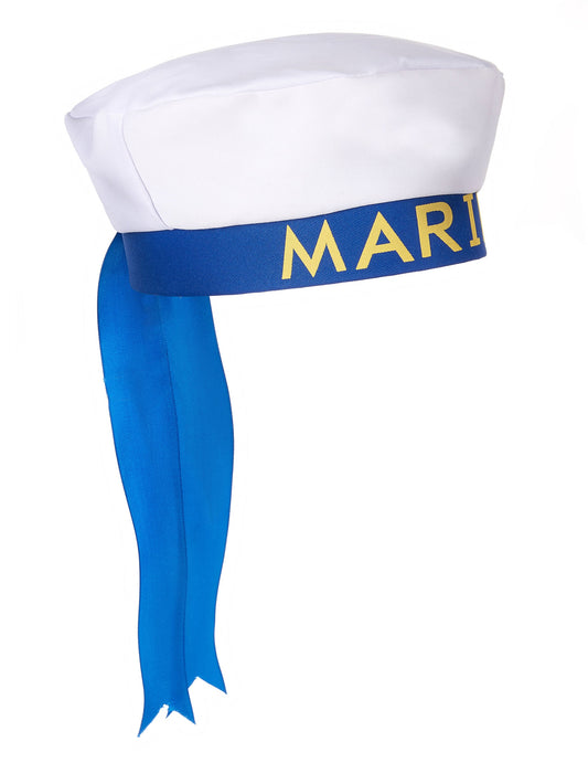 Vue de profil du chapeau marin pour adulte