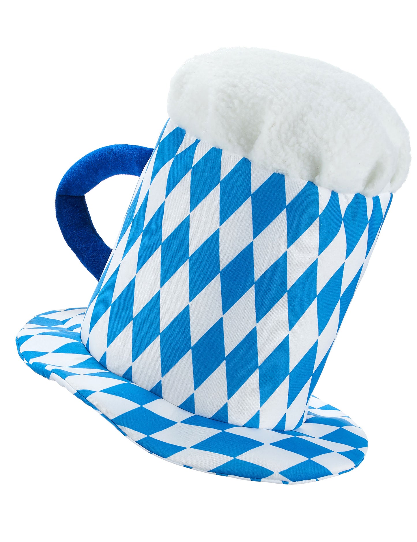 Kék és fehér felnőtt kék és fehér kalap
