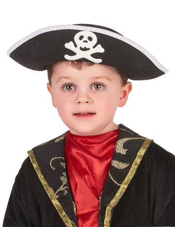 Gyerek koponya kalóz kalap