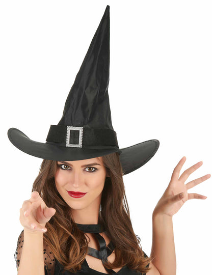 Boszorkány kalap Halloween felnőtt hurokkal