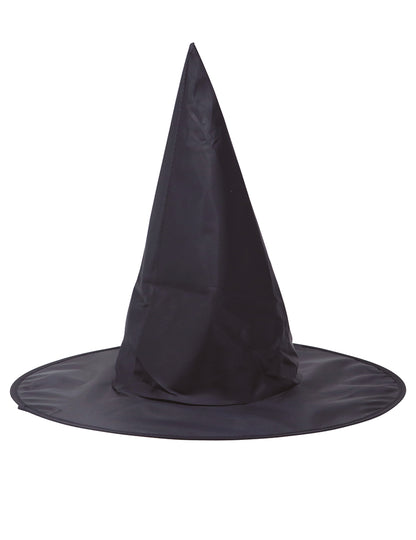 Fekete férfi boszorkány kalap Halloween