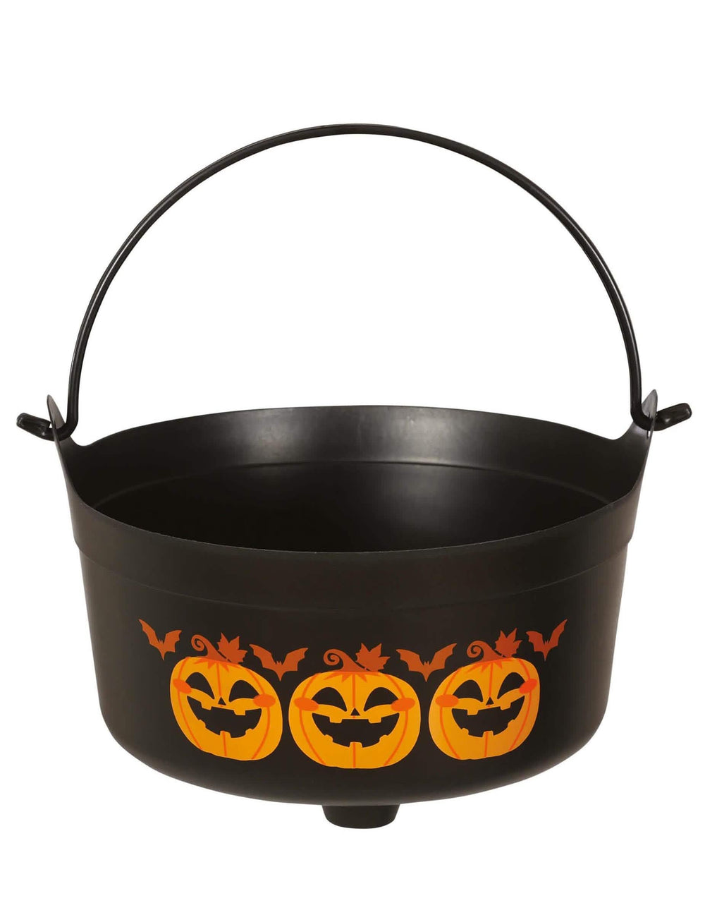 Vue d'ensemble du chaudron citrouilles Halloween