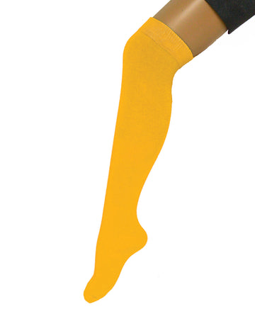 Hosszú sárga zokni 53 cm felnőtt
