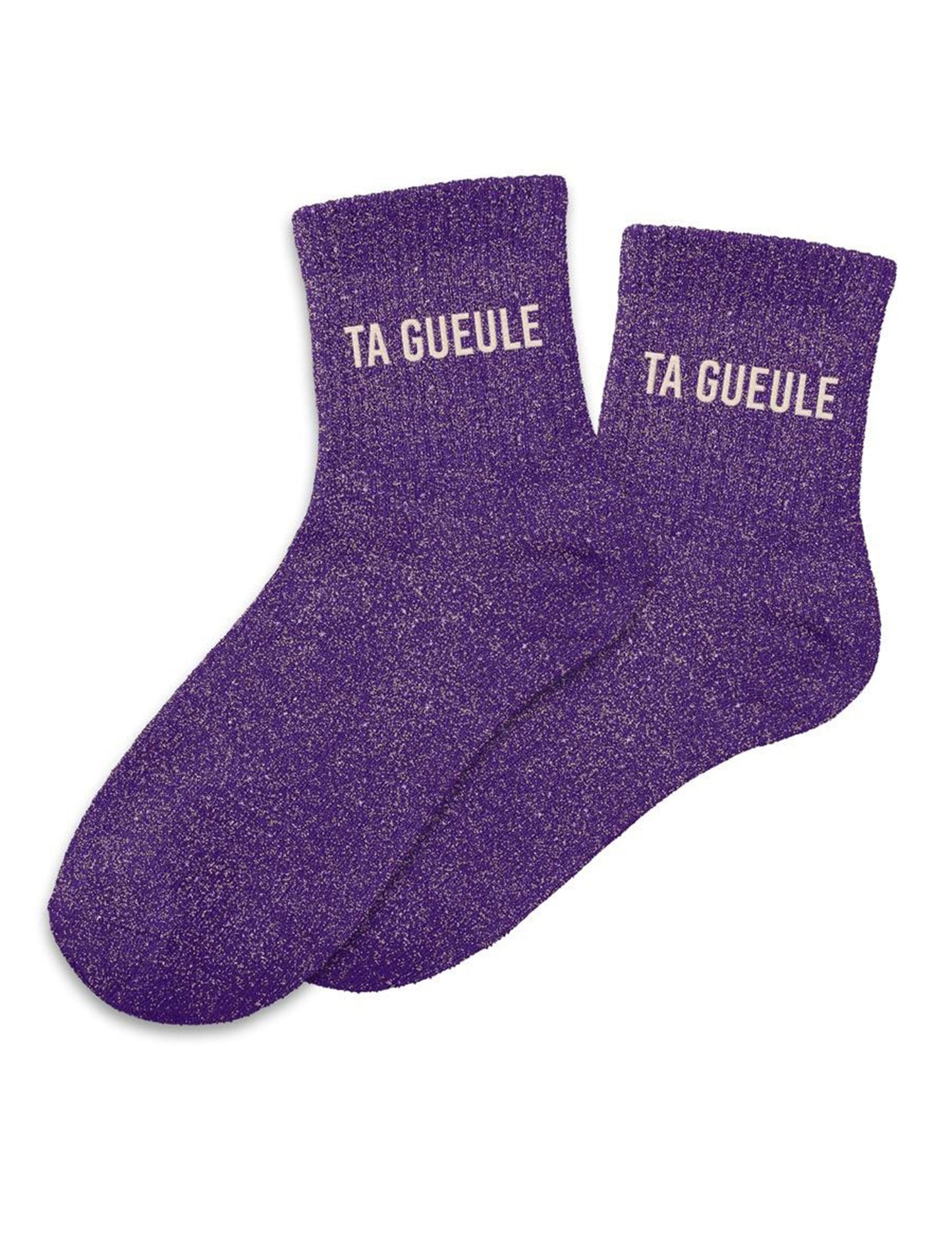 Chaussettes à paillettes Ta gueule femme
