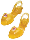 Chaussures de princesse Belle pour fille jaunes à paillettes