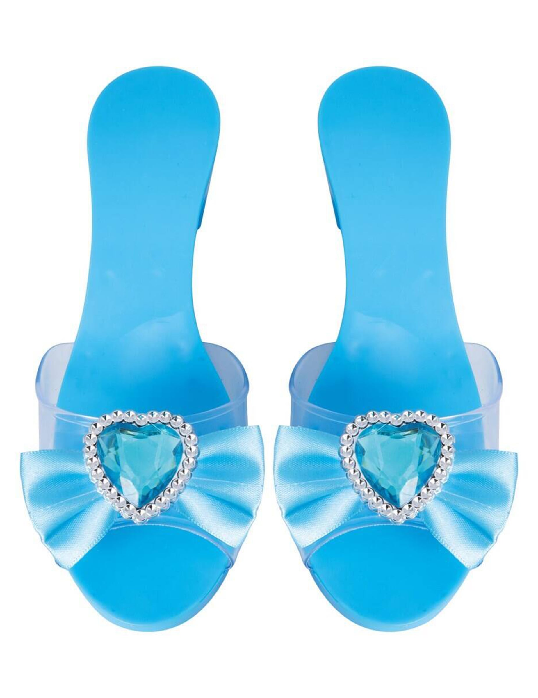 Vue de dessus des chaussures de princesse pour enfant