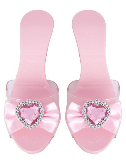 Vue de dessus des chaussures de princesse pour enfant