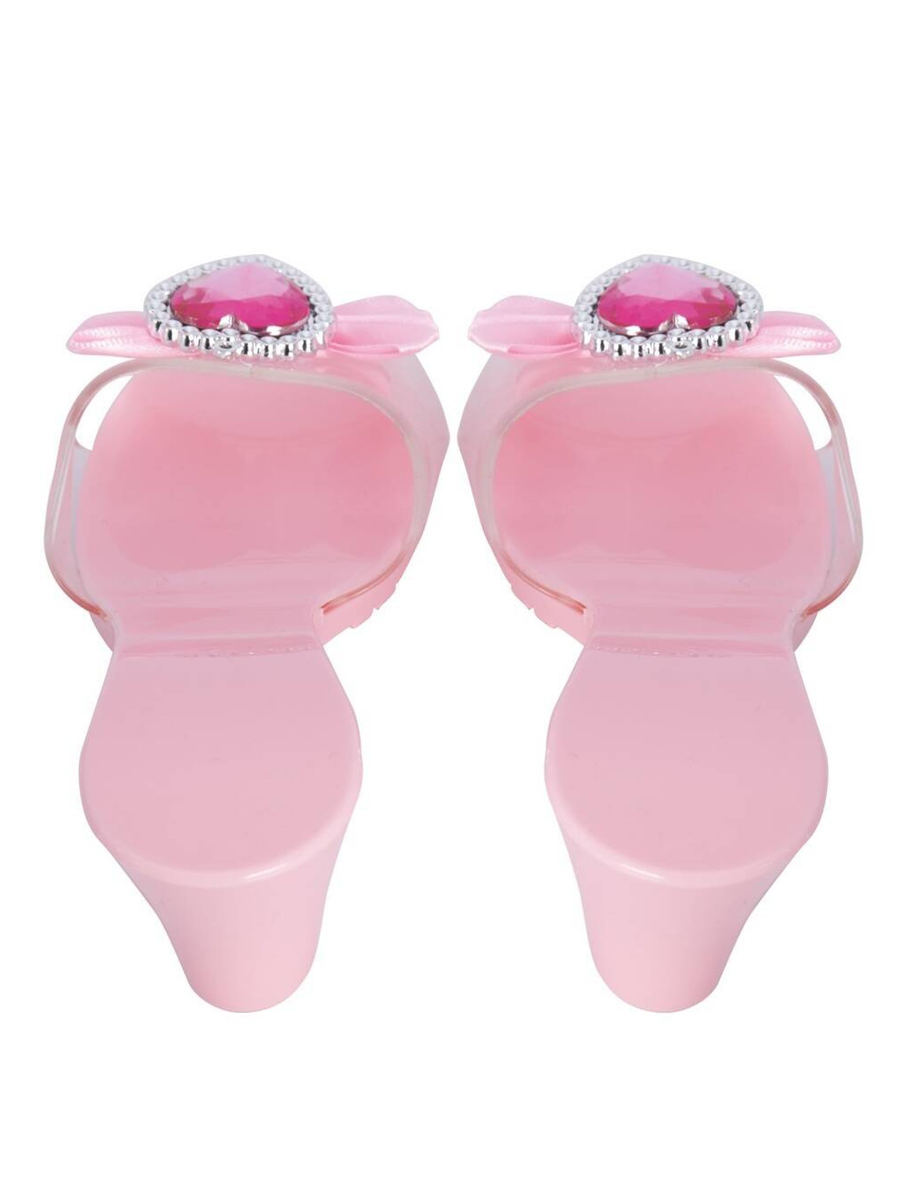 Vue arrière des chaussures de princesse pour enfant