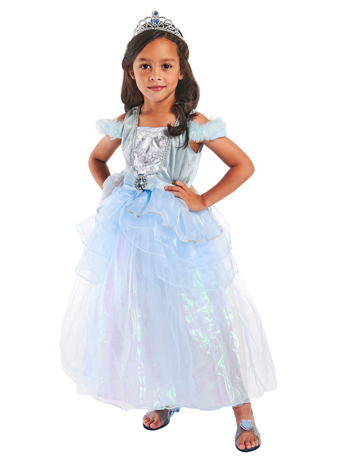 Vue d'ensemble avec déguisement des Chaussures de princesses pour enfant