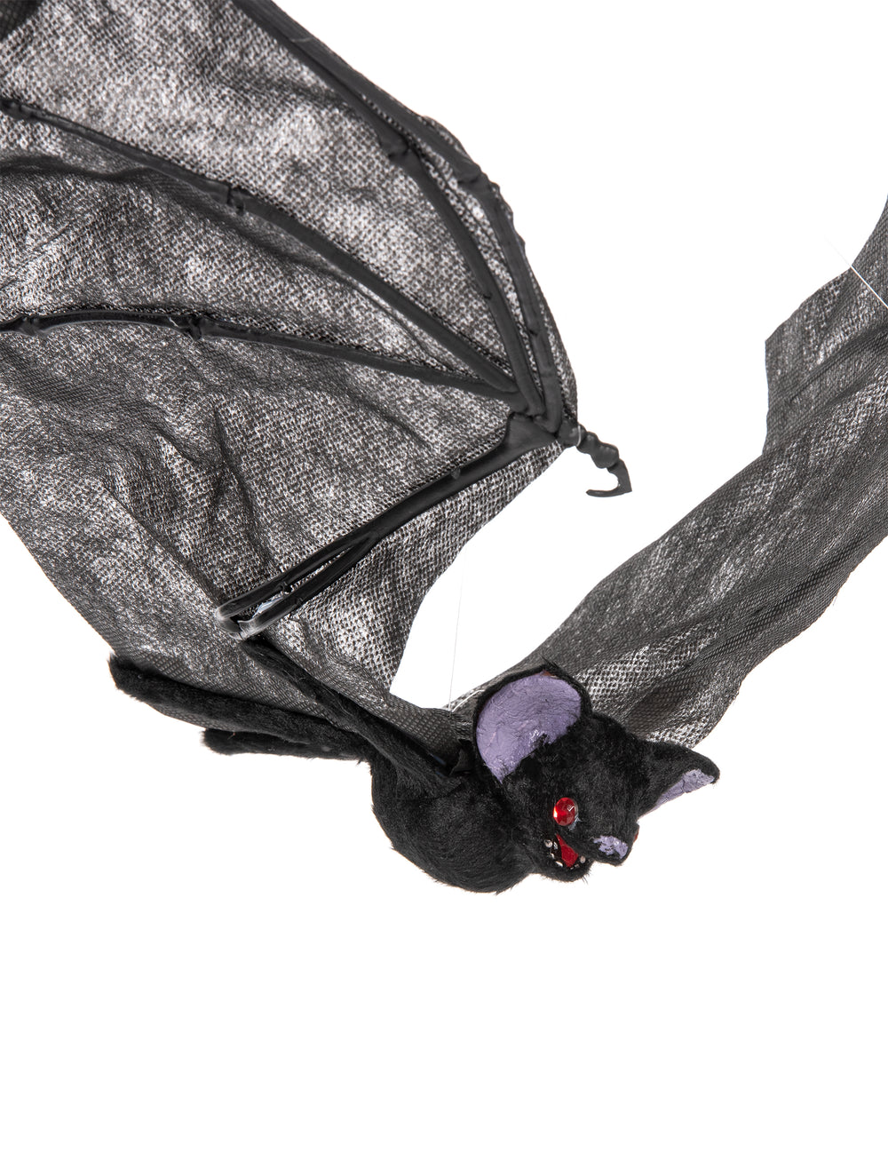 Gros plan sur les ailes et le corps de la chauve-souris volante d'Halloween pour décoration