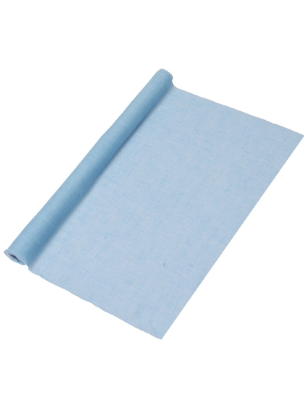 Égkék muszlin asztali futó 48 cm x 5 m keresztelőre
